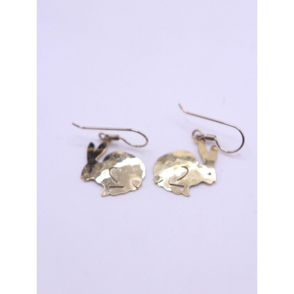 Wild Bryde Gold Rabbit Earrings